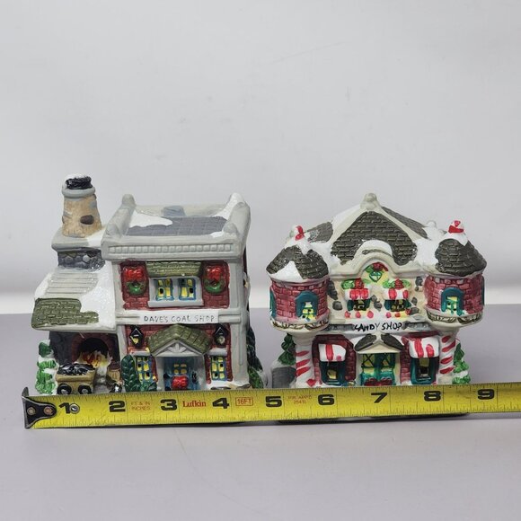 Cobblestone Corners & Wellington Square Set Of 2 Christmas Village Houses - Picture 9 of 11